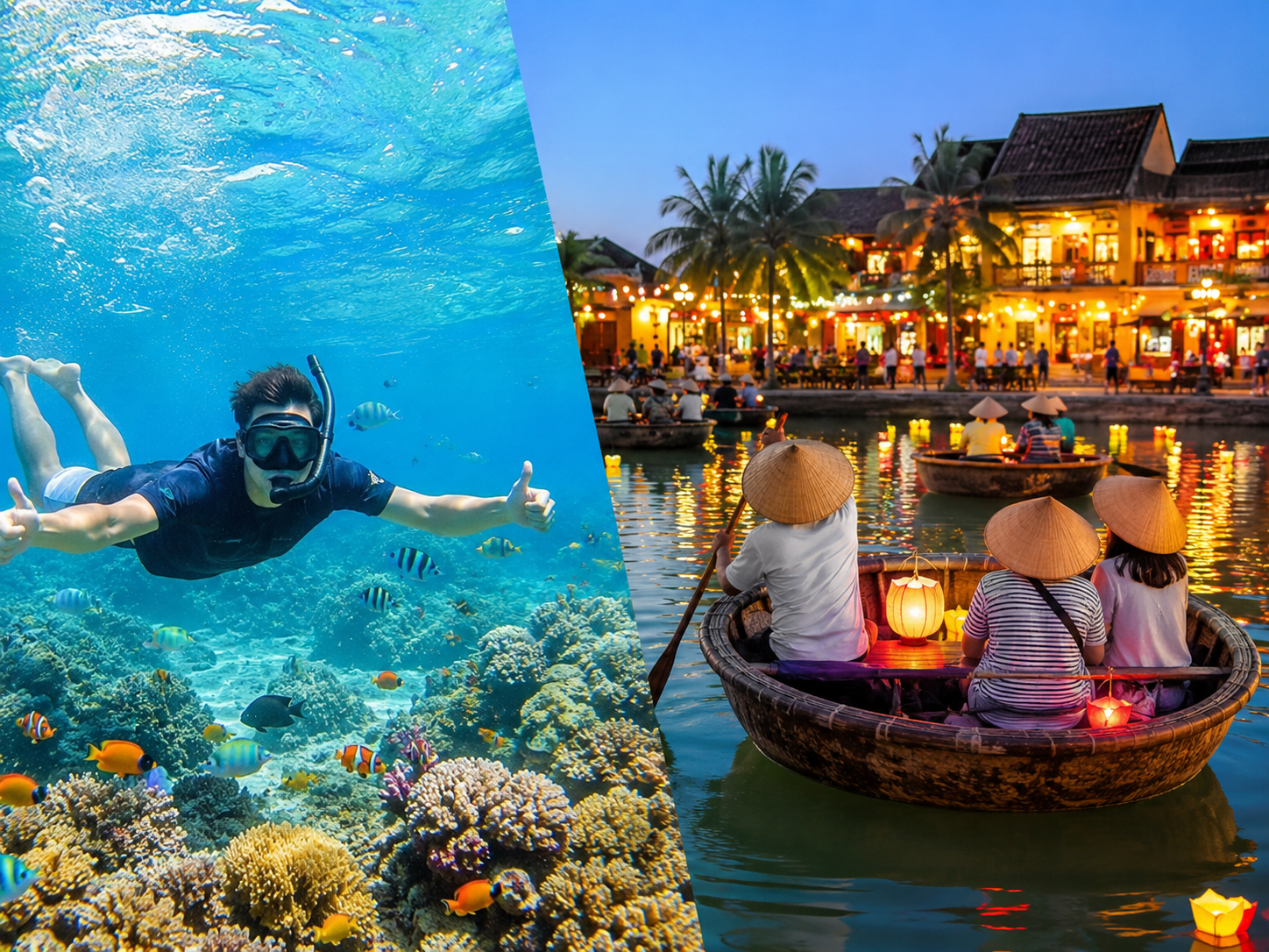 다낭 참섬 해적호핑 & 호이안 올데이 투어 (Cham Island Hopping Tour & Hoi An All-Day Tour)  이미지 2